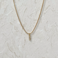 CRYSTAL LETTER CHARM NECKLACE
