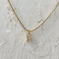 CRYSTAL LETTER CHARM NECKLACE