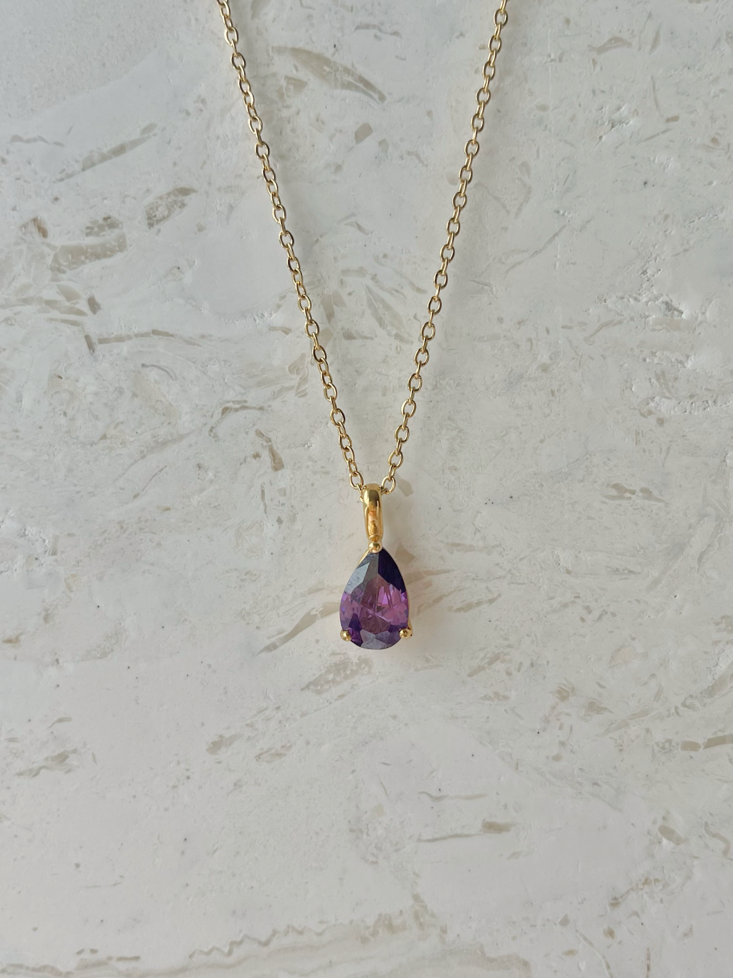 FEBRUARY BIRTHSTONE NECKLACE