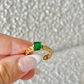 MIRA GREEN CRYSTAL RING