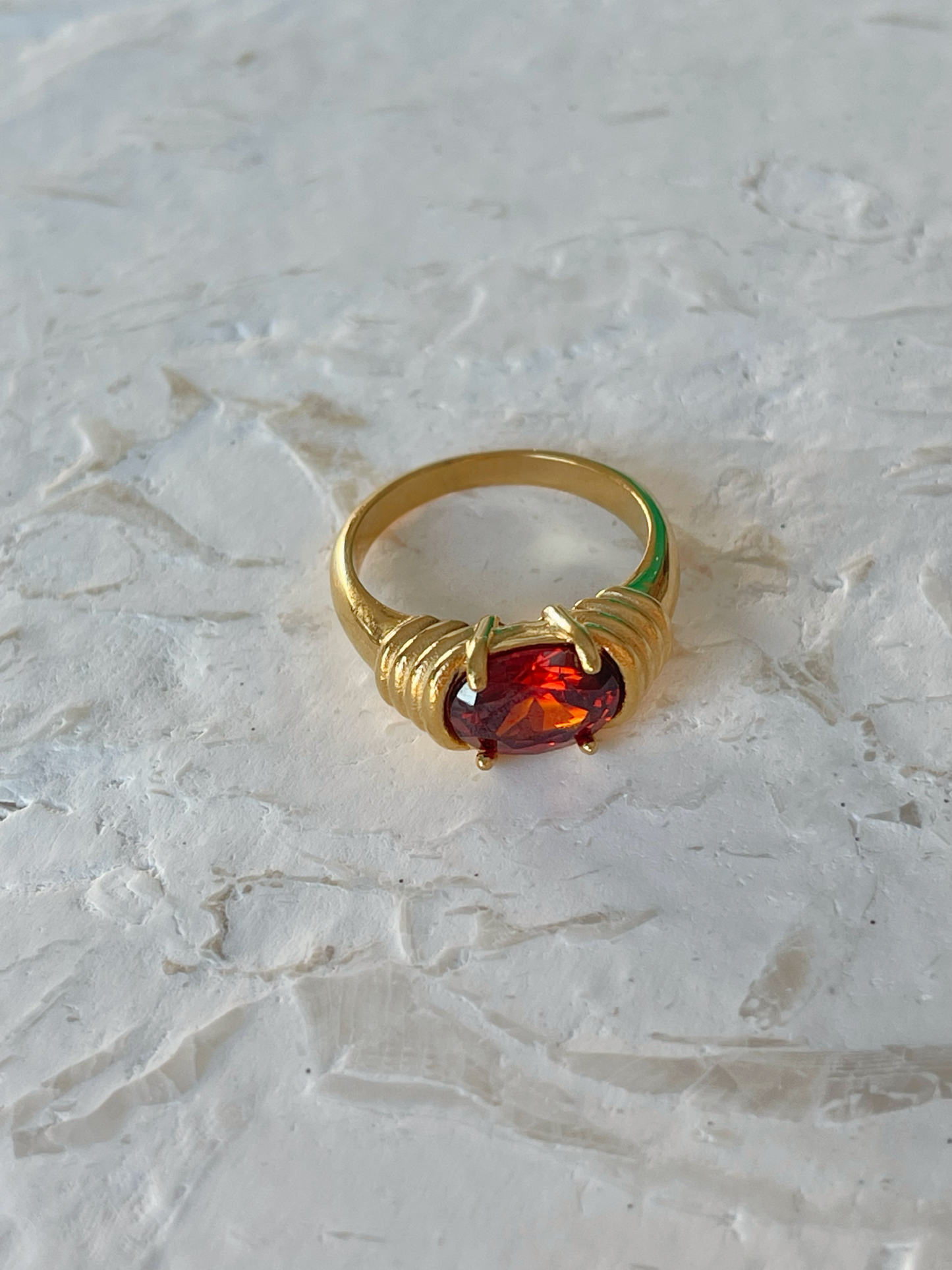 ATHENA RED RING