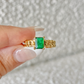 MIRA GREEN CRYSTAL RING