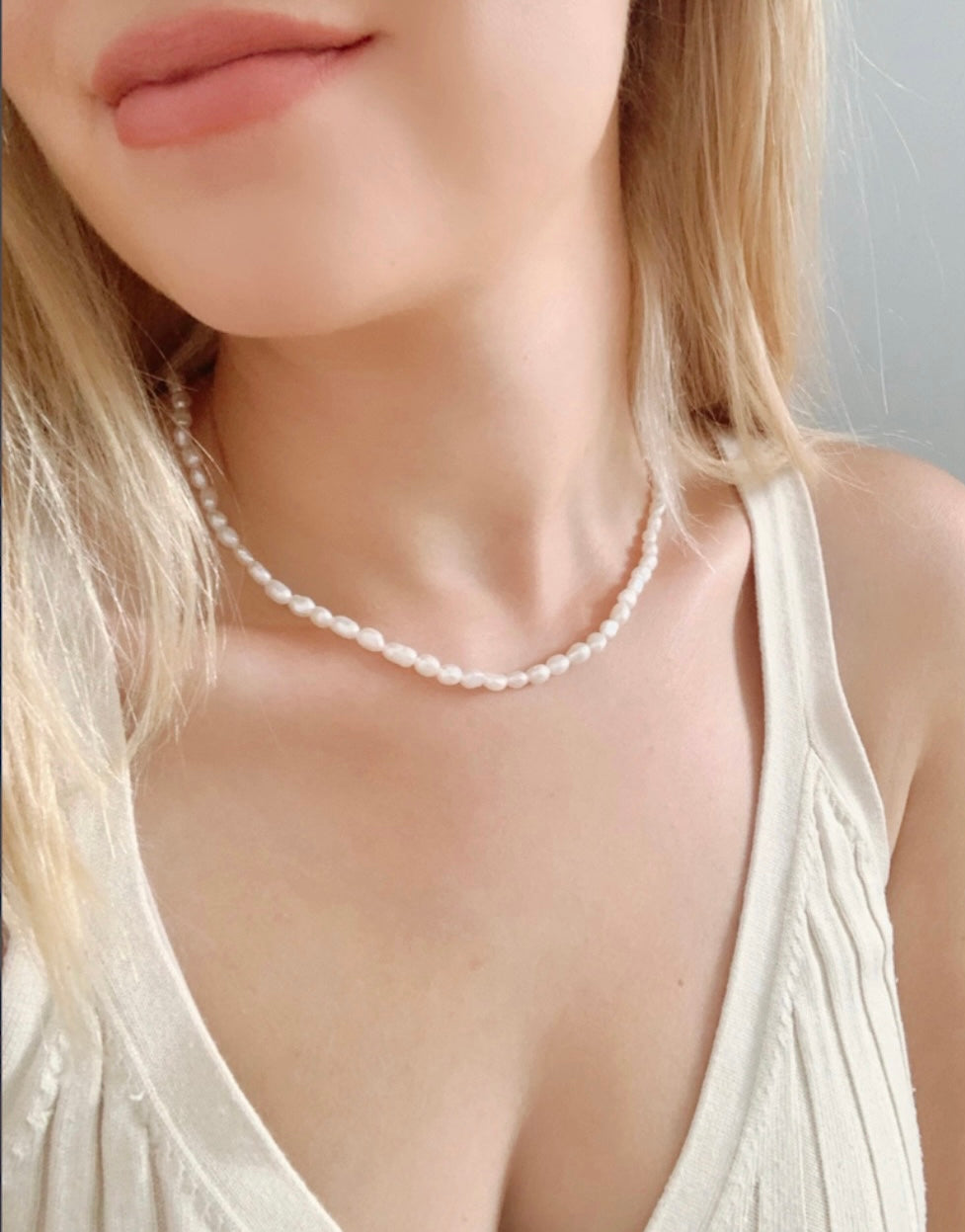 PEARL CHOKER NECKLACE