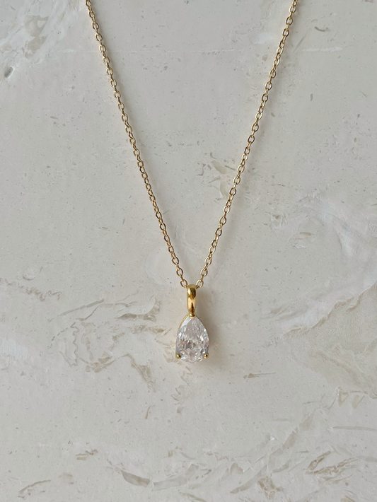 APRIL BIRTHSTONE NECKLACE