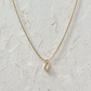 CRYSTAL LETTER CHARM NECKLACE