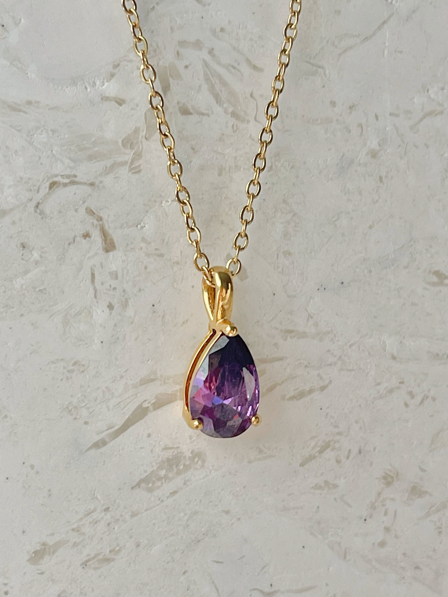 FEBRUARY BIRTHSTONE NECKLACE